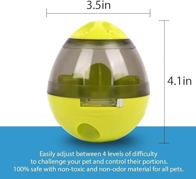 Juguetes para Perros, Pelotas de Juguetes Interactivos para Mascotas, Divertido comedero para Perros con Alimentación Lenta, Alimentador Premios para Perros y Gatos, Dispensador de Croquetas (Rosa)