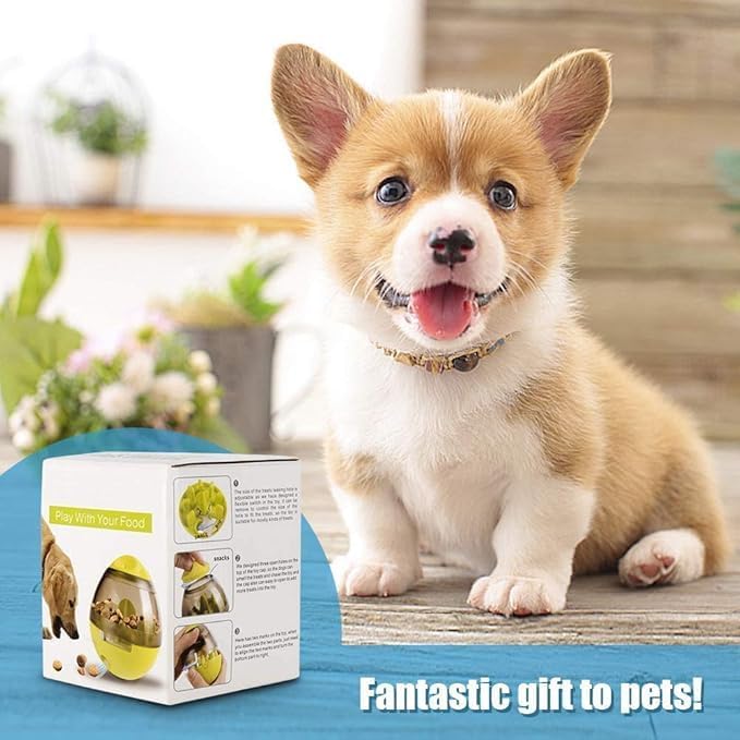 Juguetes para Perros, Pelotas de Juguetes Interactivos para Mascotas, Divertido comedero para Perros con Alimentación Lenta, Alimentador Premios para Perros y Gatos, Dispensador de Croquetas (Rosa)
