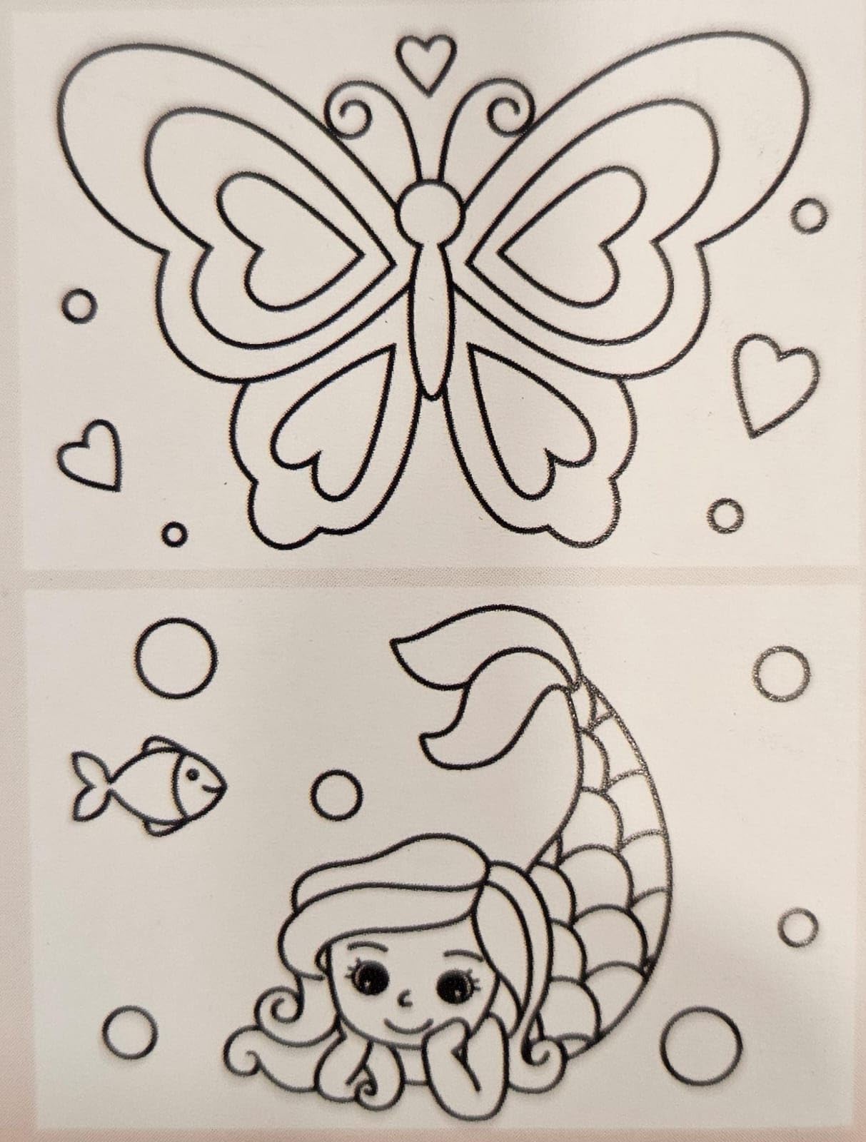 Kit para pintar para niños | 1 juego de 6 dibujos, 1 atril, 6 pinturas y 1 pincel. | Actividad Creativa Educativa (Niña)