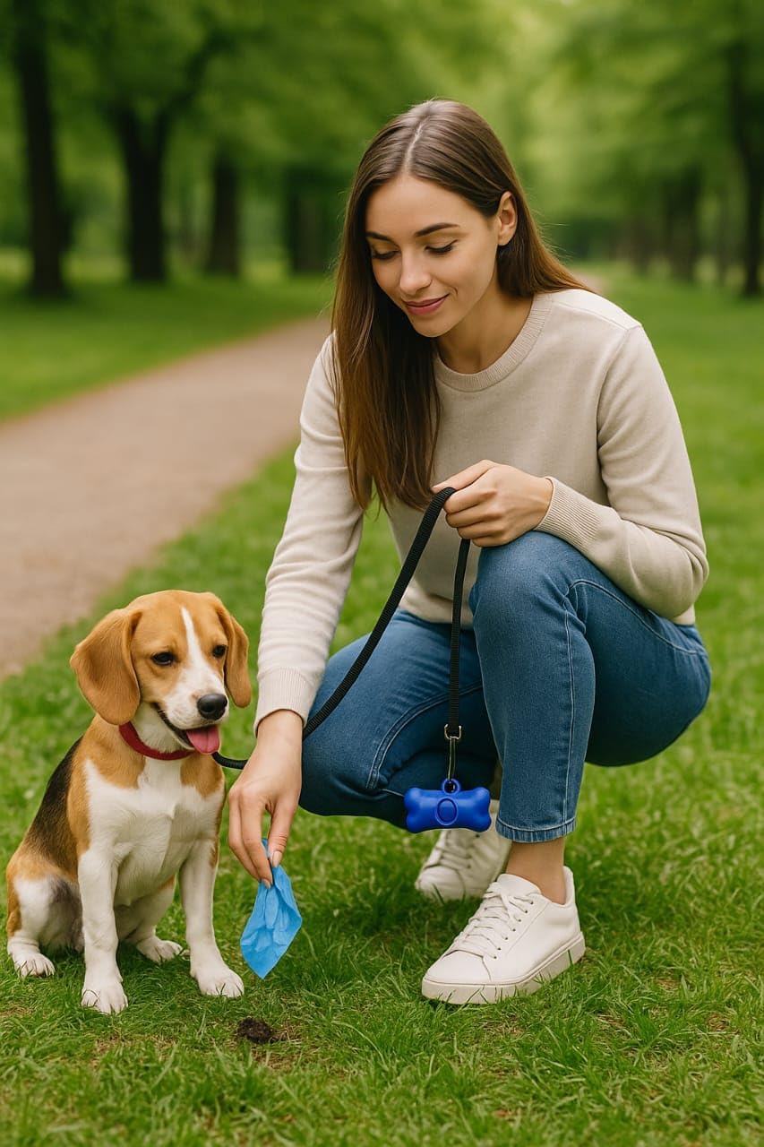 Pack de 24 Rollos de Bolsas para Heces de Perro + 2 Dispensadores en Forma de Hueso con Ganchos – Incluye 2 Bolsas Adicionales – Resistentes, Colores Surtidos y Fáciles de Usar