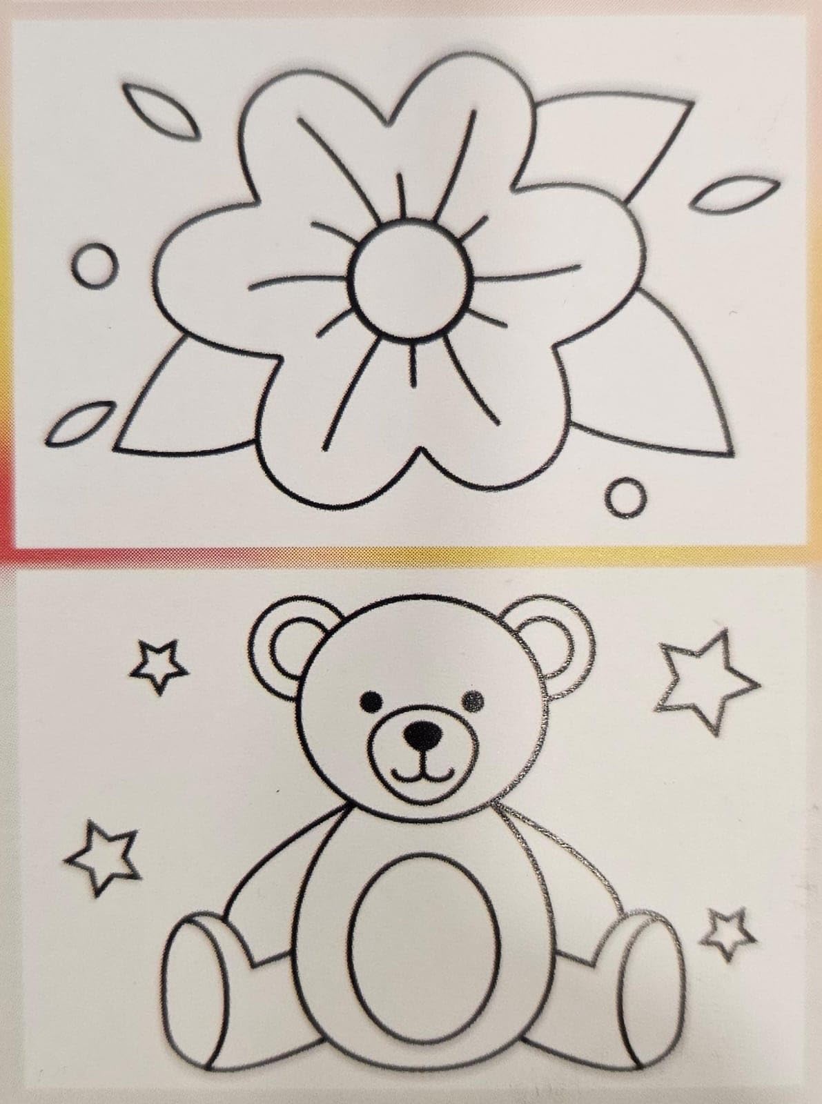Kit para pintar para niños | 1 juego de 6 dibujos, 1 atril, 6 pinturas y 1 pincel. | Actividad Creativa Educativa (Niña)